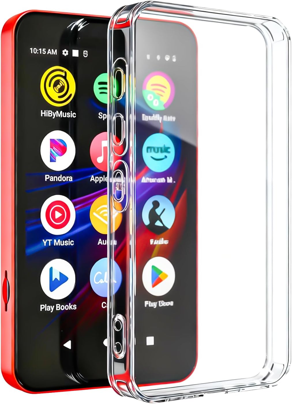 innioasis G5 Mp3 4.61 2.56 0.47inches Crystal Clear Case Only Fit Player Sold from Store Case Size: x x