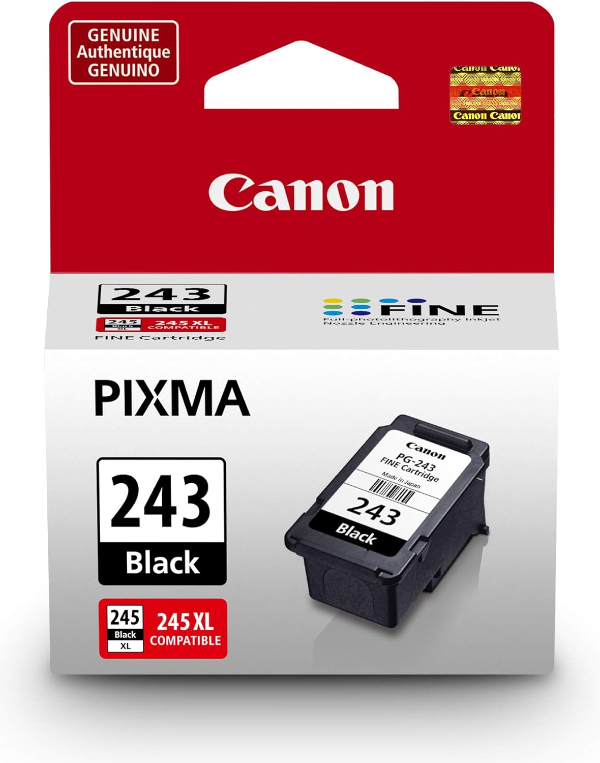 Canon PG-243/ CL-244 Ink Cartridge Multi-Pack | Compatible with Select Pixma Printers