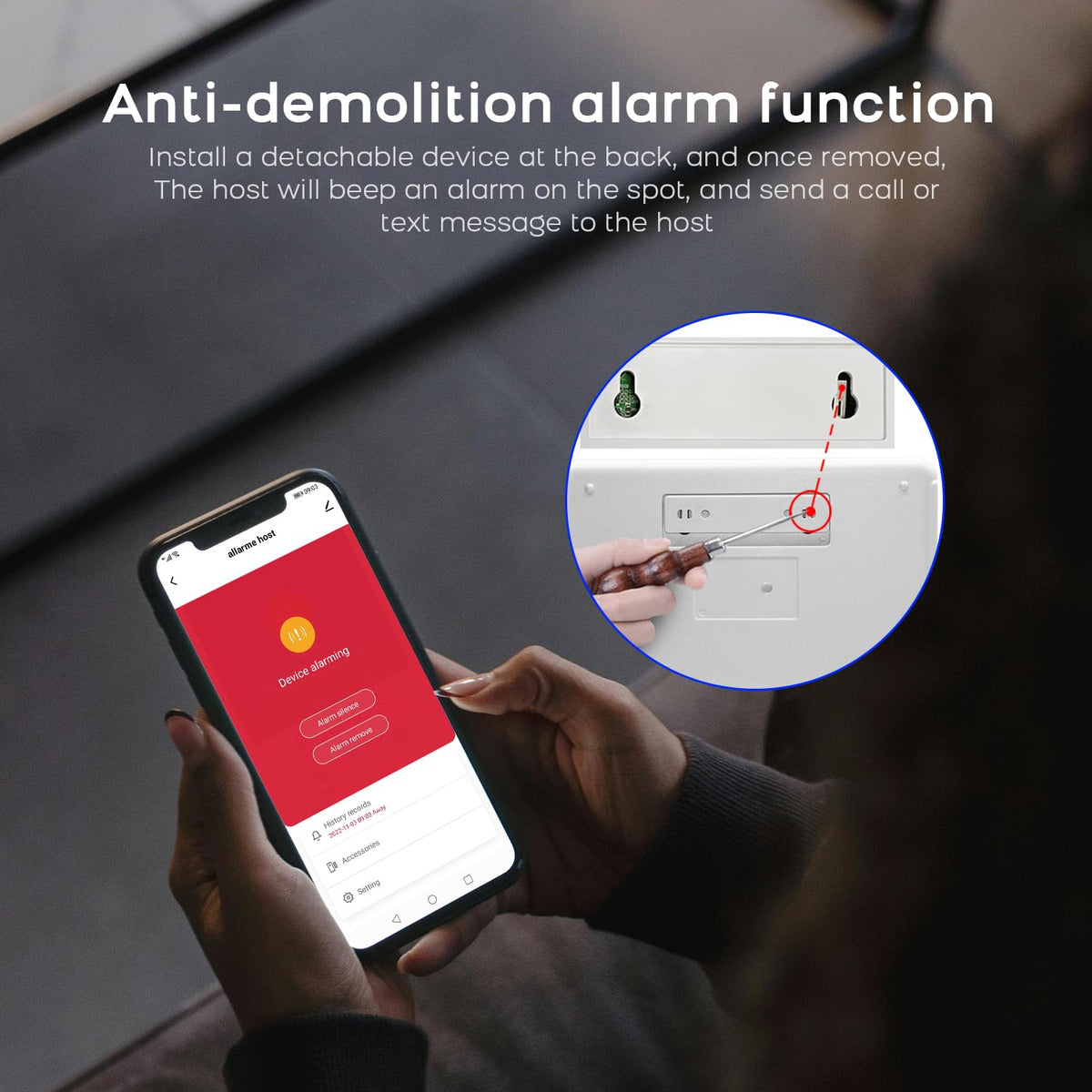 PGST Home Security Systems with LCD Touch Screen,Wireless 4G GSM Burglar Door Open Alarm System,120dB Siren,Motion Sensors,Tuya App Remote Control