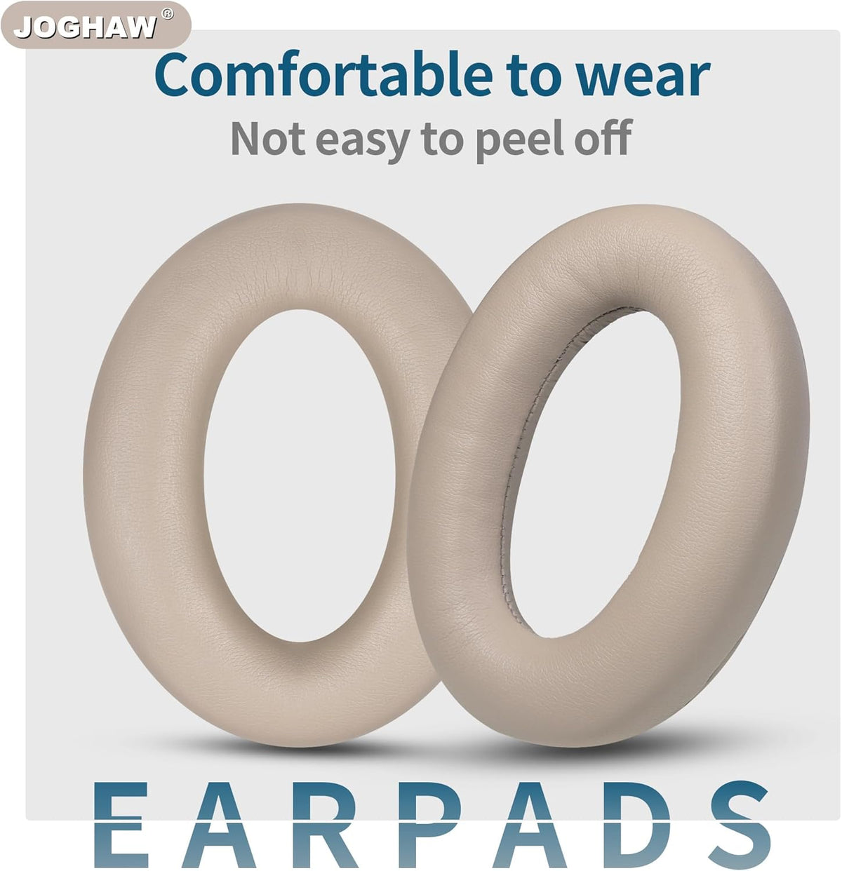 Replacement Ear Pads for Headphones - Compatible for Sony MDR-1000x/WH-1000xm2 | Premium Protein Leather Cushions with Soft Memory Foam for Comfort - Gold