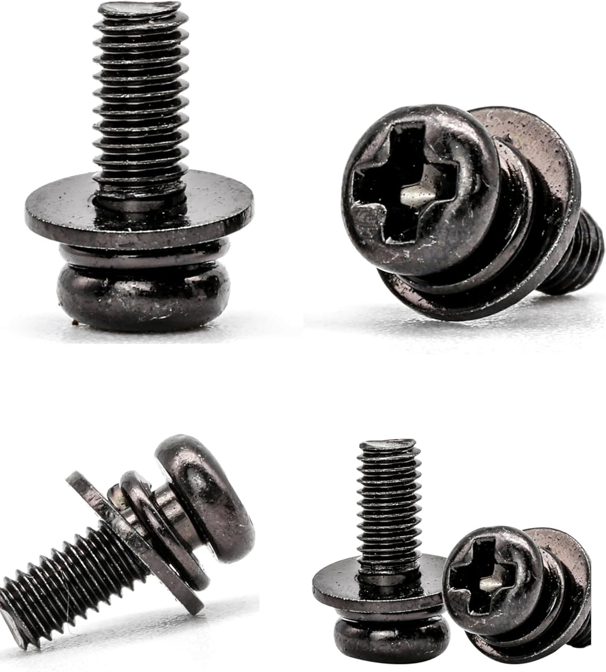 Impnit 20 M4x10mm 75x75mm 100x100mm M4 10mm PCS Vesa Screws, VESA Compatible TV/Monitor Wall Mount Screws