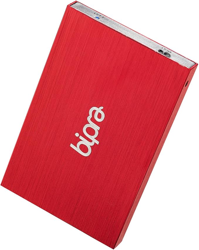 B:Drive B3 500GB USB 3.0 2.5 inch Mac Edition Portable External Hard Drive - Red - Mac OS Extended (Journaled)
