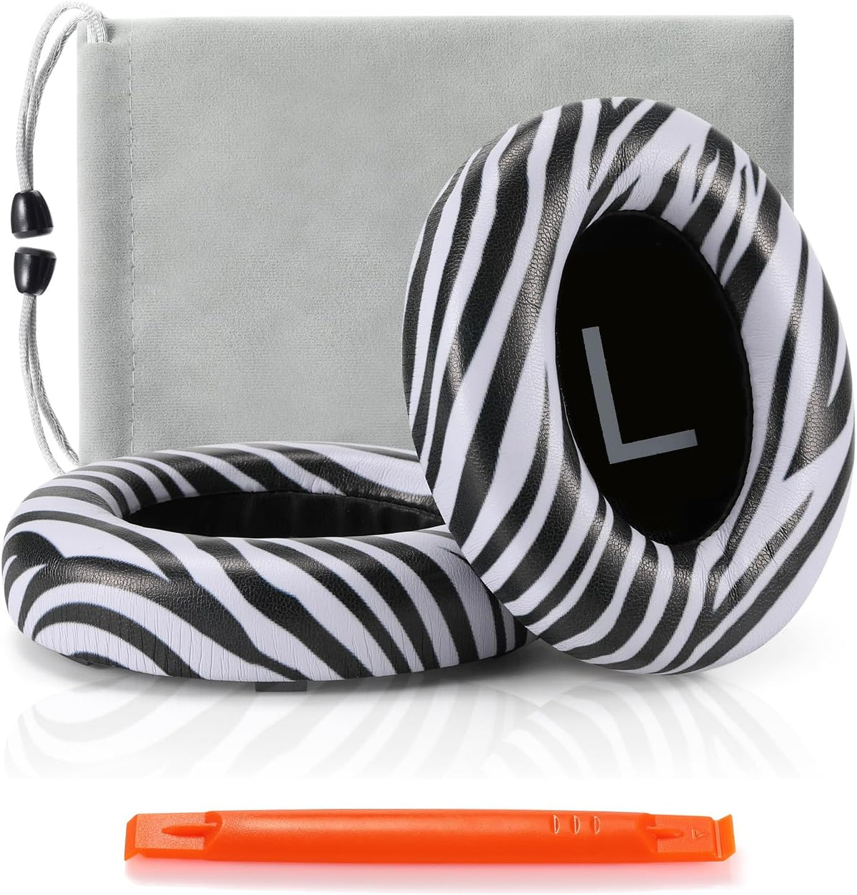 Replacement Ear Pads Cushions, Earpads Cover for Bose 700 Noise Cancelling NC700 Over Ear Headphones (Zebra Print)