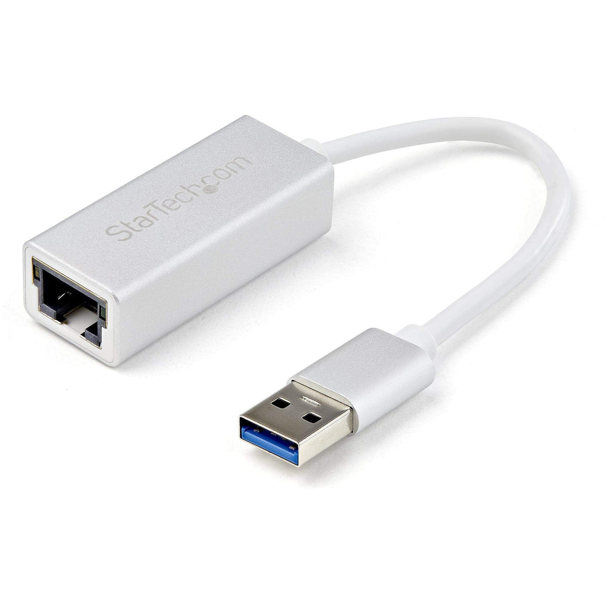 StarTech.com USB 3.0 to Gigabit Network Adapter - Silver - Sleek Aluminum Design for MacBook, Chromebook or Tablet - Native Driver Support