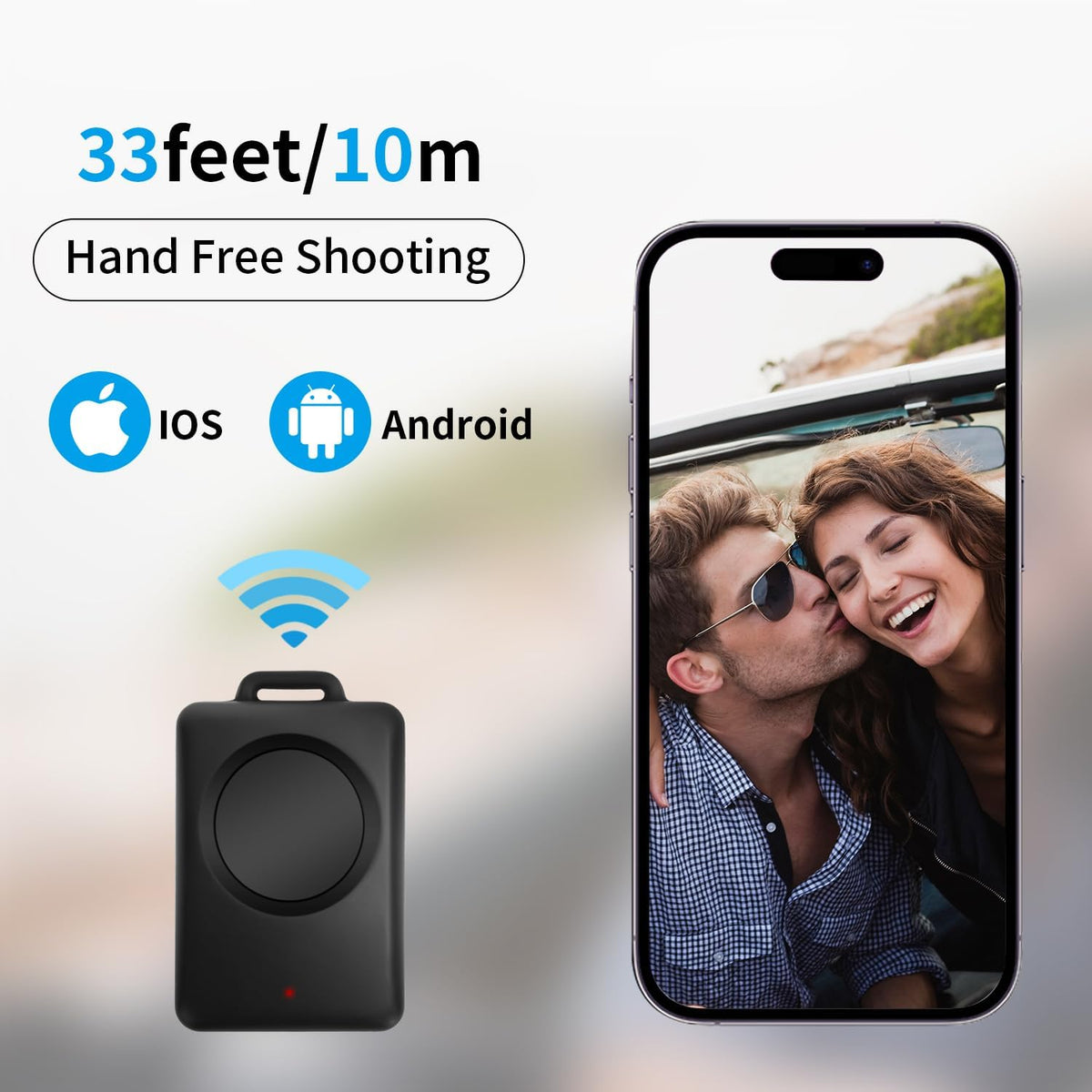 64" Phone Selfie Stick Tripod - Extendable 3 in 1 Aluminum Cell Phone Tripod Stand with Wireless Remote, Lightweight Phone Holder, Portable Travel Tripod for Phone Camera