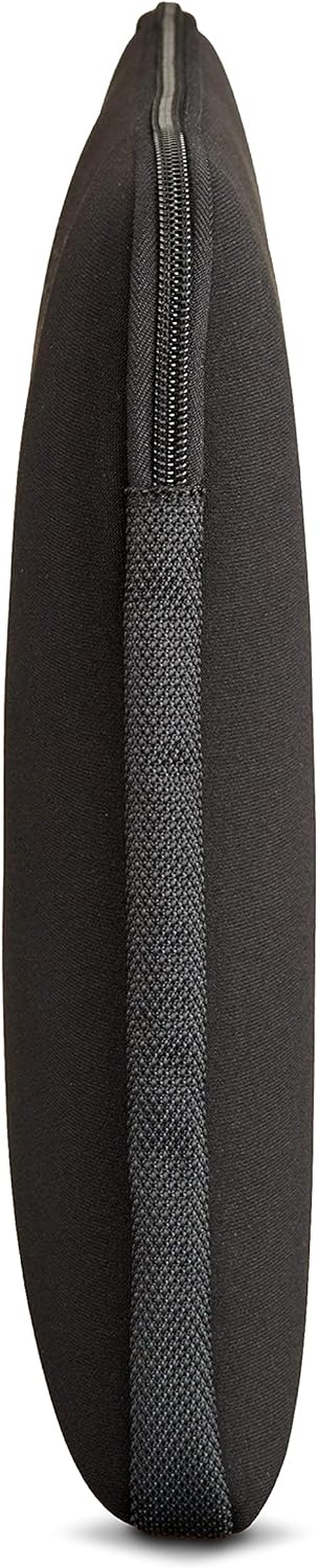 Amazon Basics 17.3-inch Laptop Sleeve, Protective Case with Zipper - Black