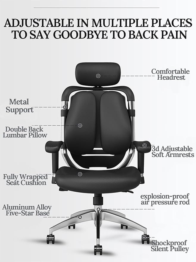 JSWHYBD Gaming Chair with Footrest Office Chair High Back Ergonomic Computer Chair with Lumbar Support Task Chair Reclining Computer Chair Gaming Video Brown