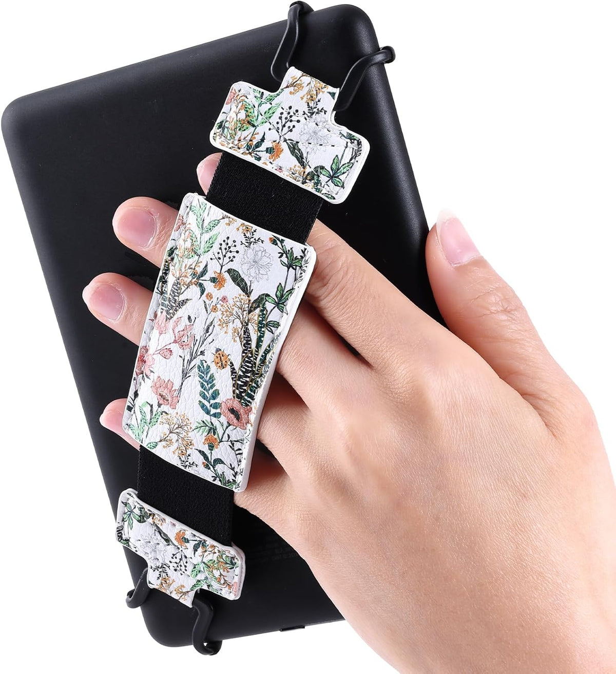6-8 Inches Secure Hand Strap for Kindle and Tablet - High Elasticity Finger Grip Holder Accessories for E-Book Tablet.