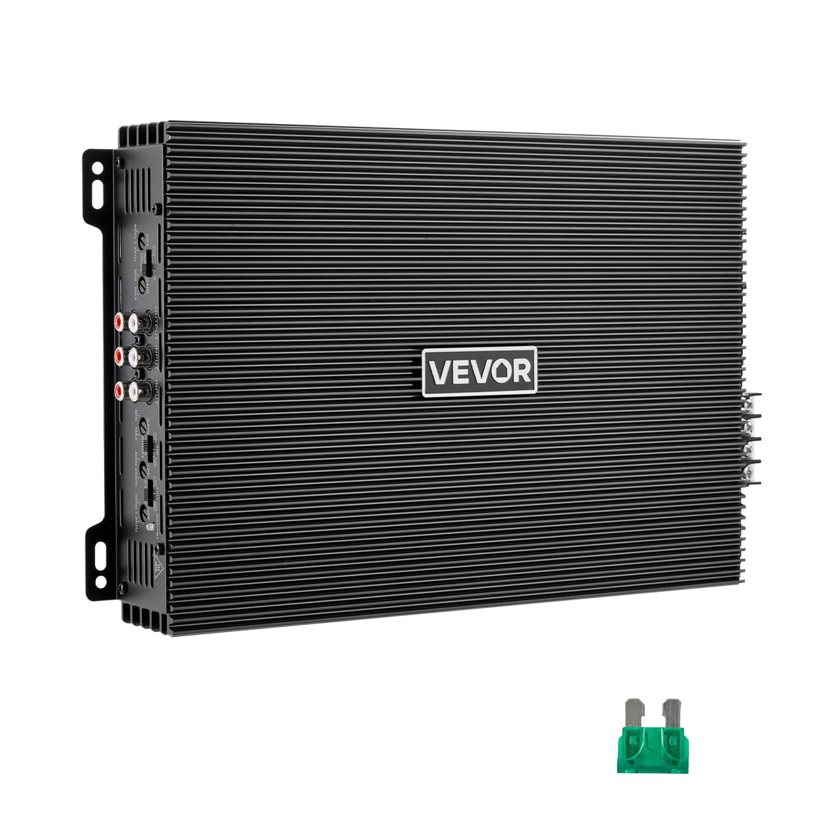 VEVOR 4 Channel Car Audio Amplifier 2 Ohm Stable Bridgeable Class A/B Full Range Amp Max Power 4 x 200W @ 4 Ohm / 4 x 400W @ 2 O