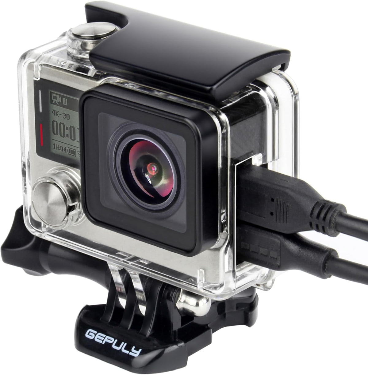 Skeleton Housing Case for GoPro Hero 4, Hero 3+, Hero 3 Action Camera Side Open Protective Housing Case with Skeleton Backdoor for Hero4 Black / Hero4 Silver / Hero3+ / Hero3