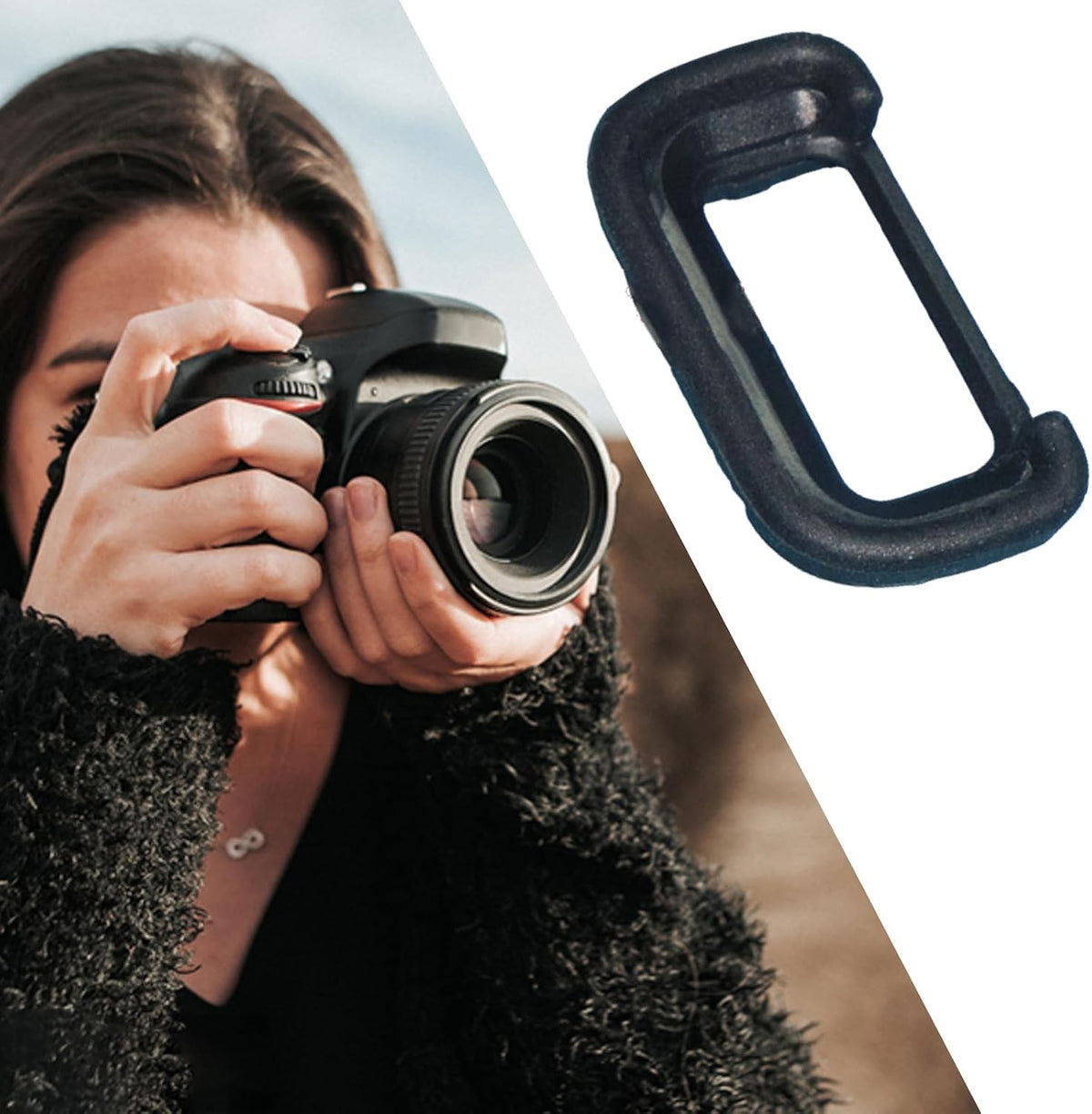 hejhncii A6700 A7CR A7CM2 Soft Extended Eyecup for / / Cameras Extension Viewfinder Protector Comfort Rubber Long