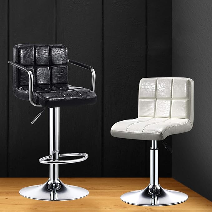 Mlaea Dining Bedroom Living Room Chair Height Adjustable Gaming Club Bar Chair Home Office Desk Chair 38 * 44-56CM(Color:#5)