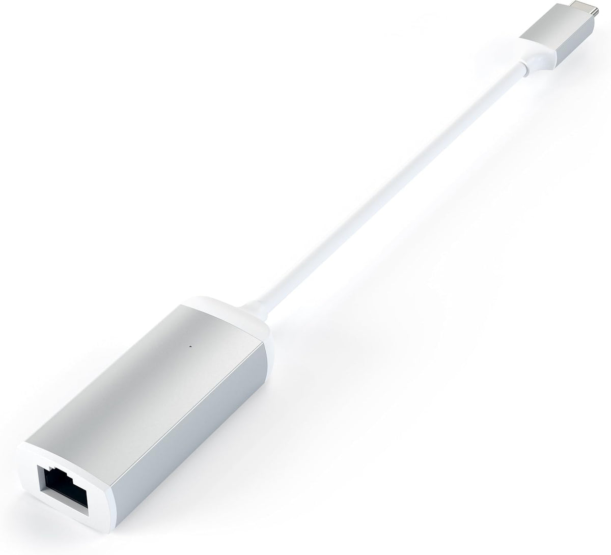 Satechi USB C to Ethernet Cable, Type-C Gigabit Ethernets Adapter, Aluminum Portable Ethernet-to-USB Converter for MacBook Pro/Air, iPad Pro/Air/Mini, Windows Laptop, Switch (Silver)