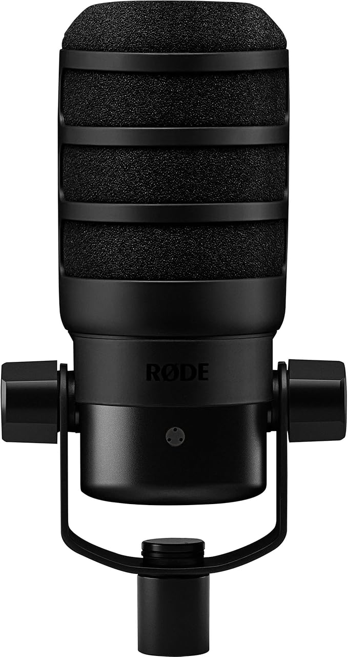 Rode PodMic USB Dynamic Broadcast Microphone with Rode PSA1+ Broadcast Microphone Boom Arm XLR Cable and SC27 USB-C to USB-C Cable (Green)