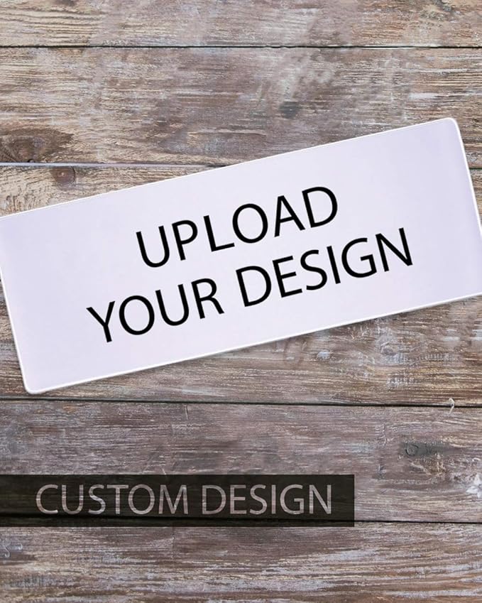 Personalized Mouse Pad – Gaming 11.8 x 31.5 inch Non-Slip Large Size Rubber Base Eco-Friendly Mat Desk Mousepad Keyboard Customized Photo Text Name Picture Gift