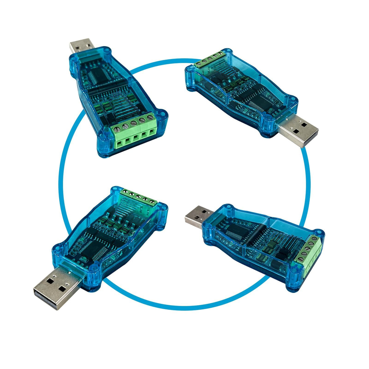 DSD TECH SH-U11 USB to RS485 RS422 Converter with FTDI FT232R Chip Work for Modbus