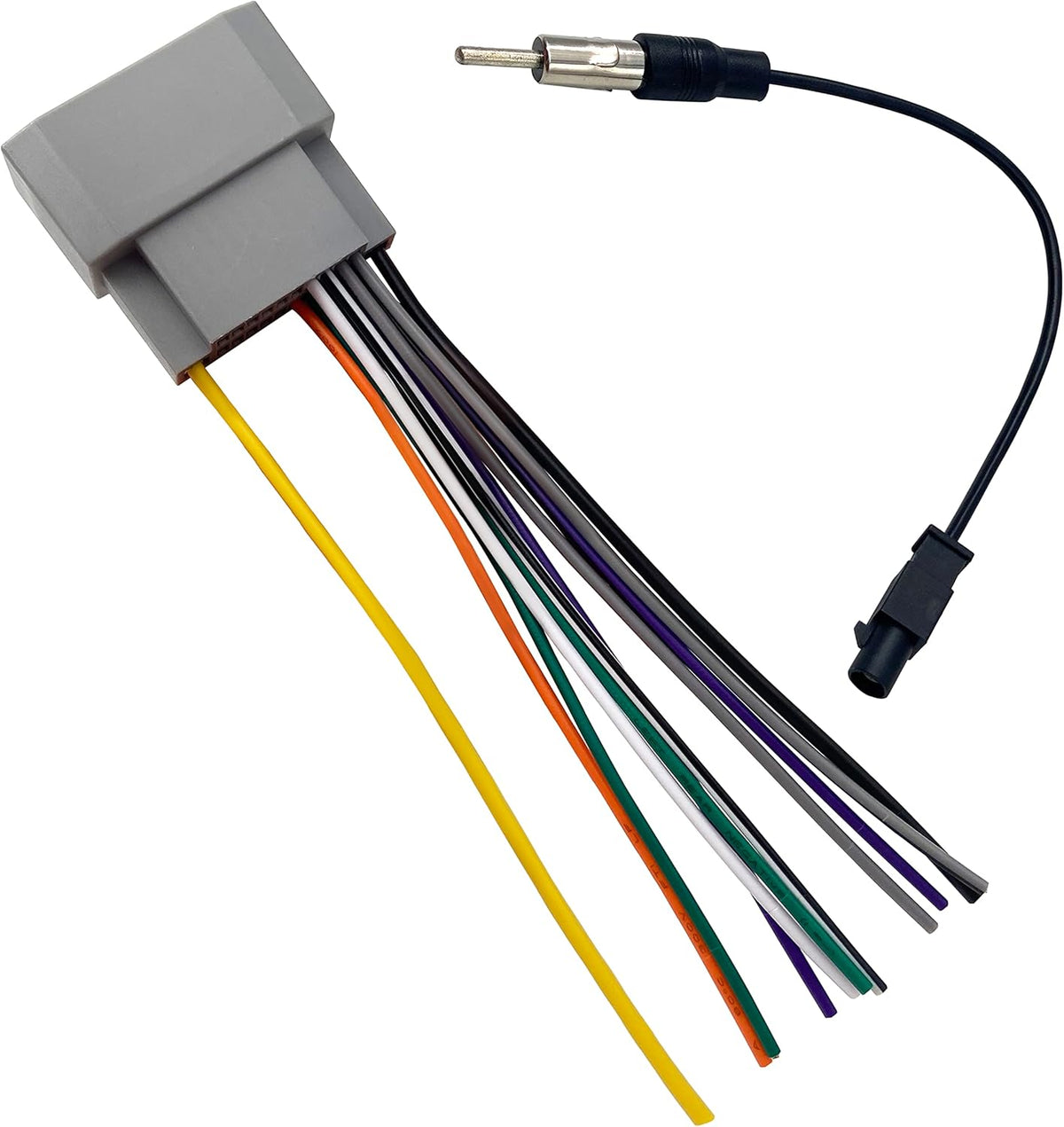 Aftermarket Radio Stereo Wiring Harness Adapter for GM Dodge Ram Journey Avenger Grand Caravan Charger Durango, Jeep