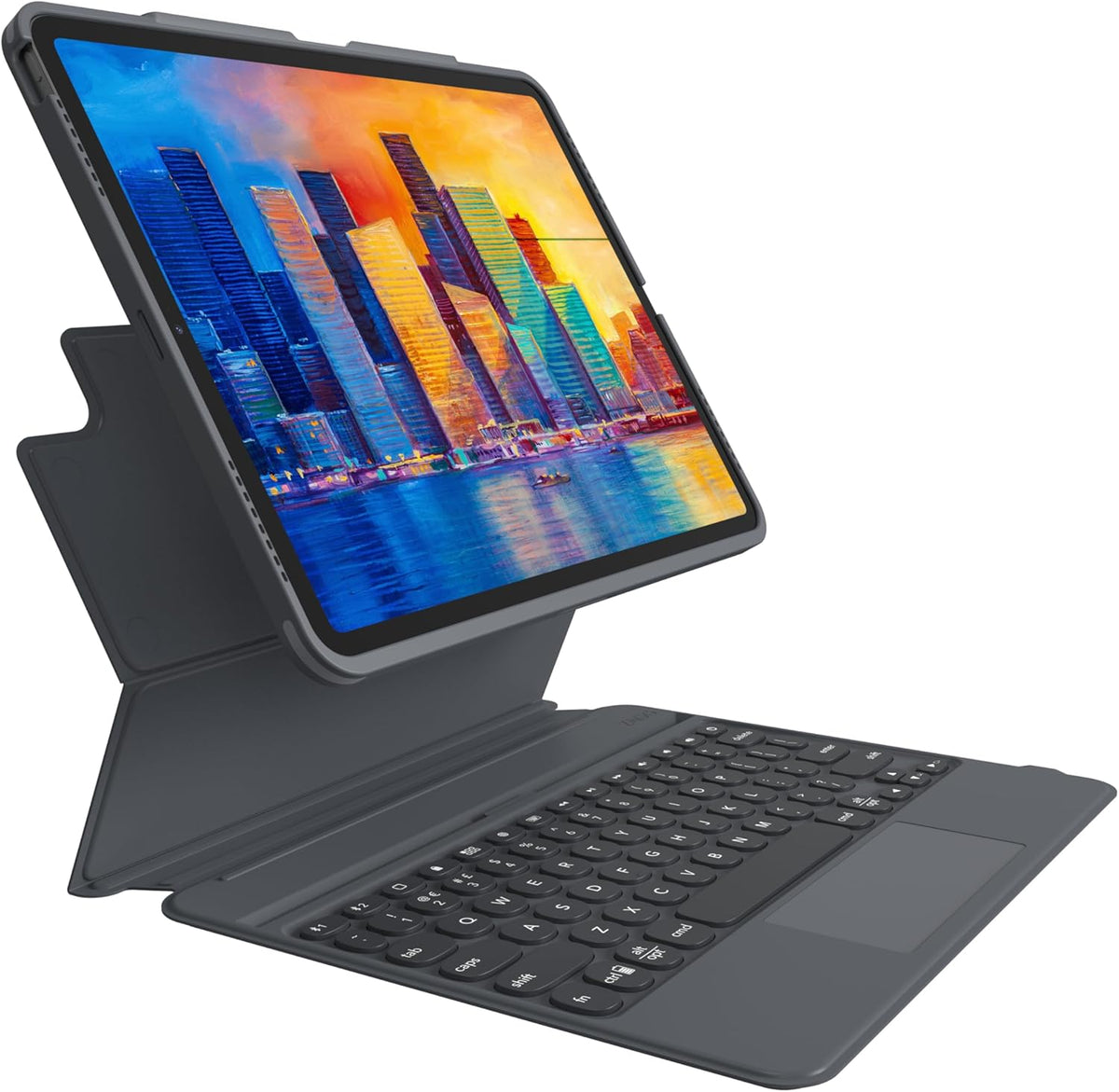 ZAGG Pro Keys Wireless Keyboard & Detachable Case for iPad Pro 12.9 - Backlit Keys, Apple Pencil Holder, 6.6ft Drop Protection
