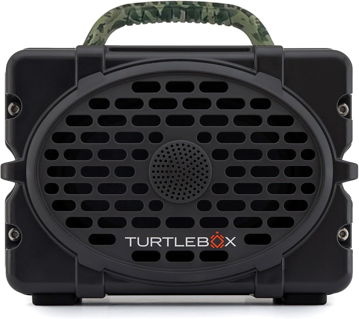 Turtlebox Original Gen 3: Portable Outdoor Bluetooth Speaker – Ultra-Loud (120dB), Waterproof (IP67), Rugged, Impact-Resistant, 3-Day Battery | Party Mode: Unlimited Pairing Stereo, Gray/Camo