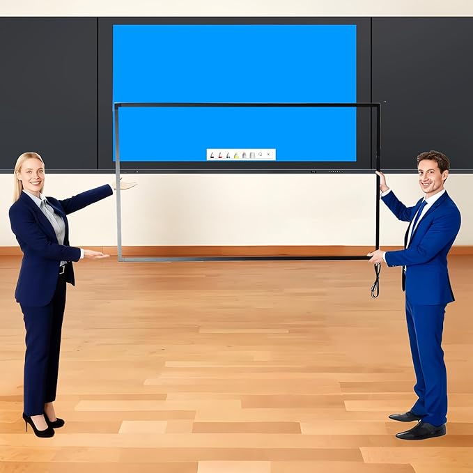 Chengying 84 inch Multi-Touch 10 Points Infrared Touch Frame - IR Touch Panel - 84 Infrared Touch Overlay - USB Interface - HID Compatible