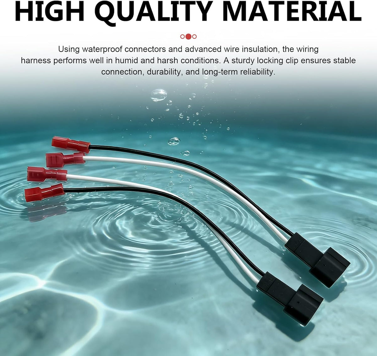 CouTunp 4PCS 72-5600 F150 F250 Speaker Harness, Car Door Speaker Adapter Connector Plug, Speaker Wiring Harness Adapter