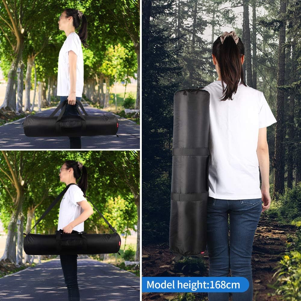 HEMMOTOP 31.5x7 R08018 Tripod Case, in Heavy Duty Tripod Bag with Shoulder Strap and Handle, All Sides Thick Padded