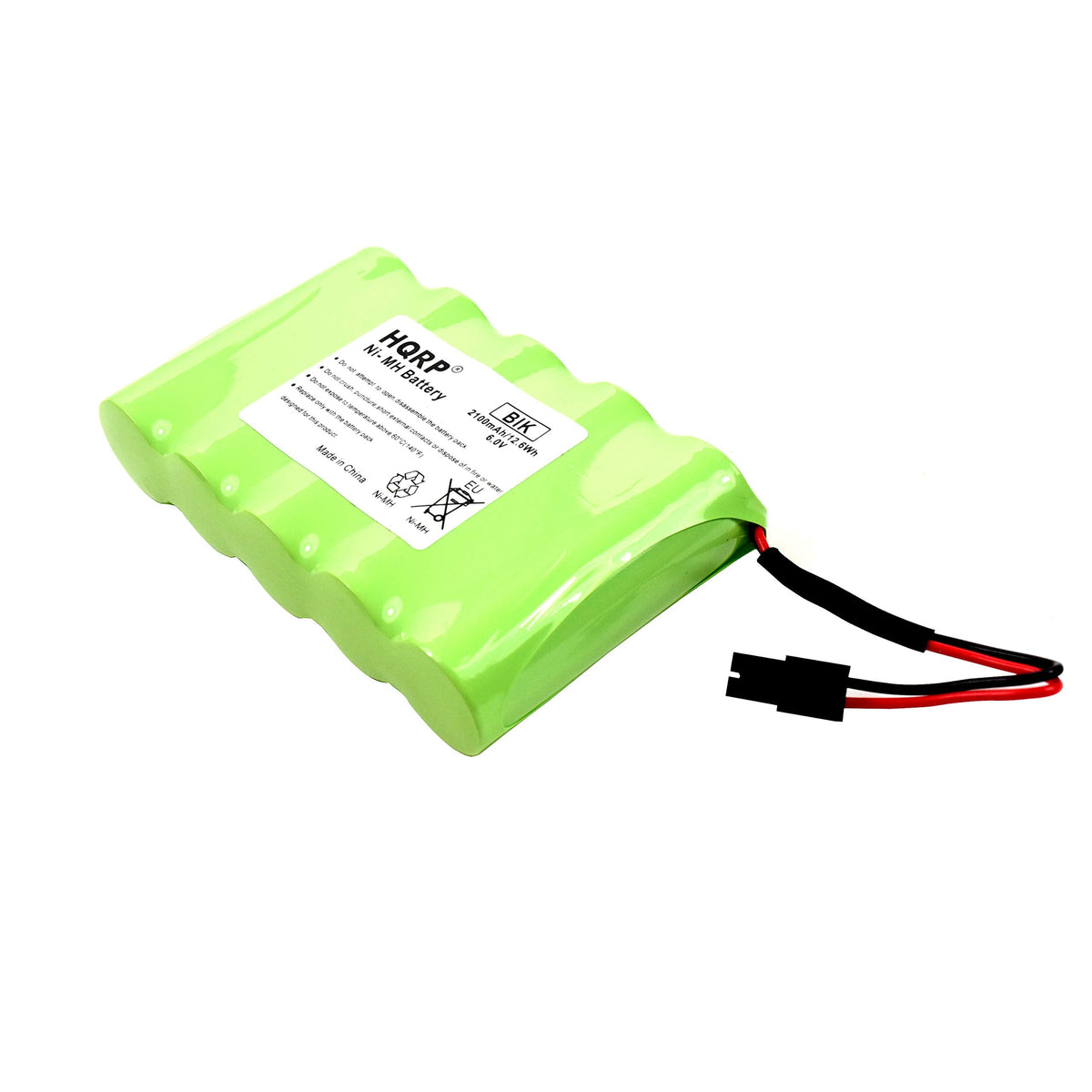 HQRP Backup Battery Compatible with GE Interlogix Simon Xti XTi-5 Security System 600-XTI-BAT A2100Mah 6V Wireless Control Panel