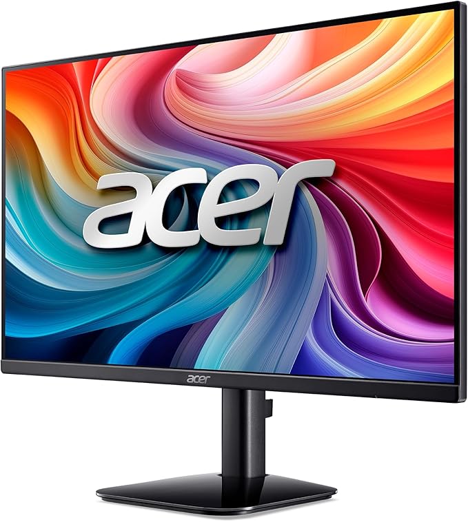 acer KB242Y - 23.8 Inch IPS Zero-Frame Full HD (1920 x 1080) Monitor | Tilt | Up to 120Hz Refresh | 1ms (VRB) | sRGB 99% | HDMI &amp VGA Ports | Adaptive-Sync Support (FreeSync Compatible)
