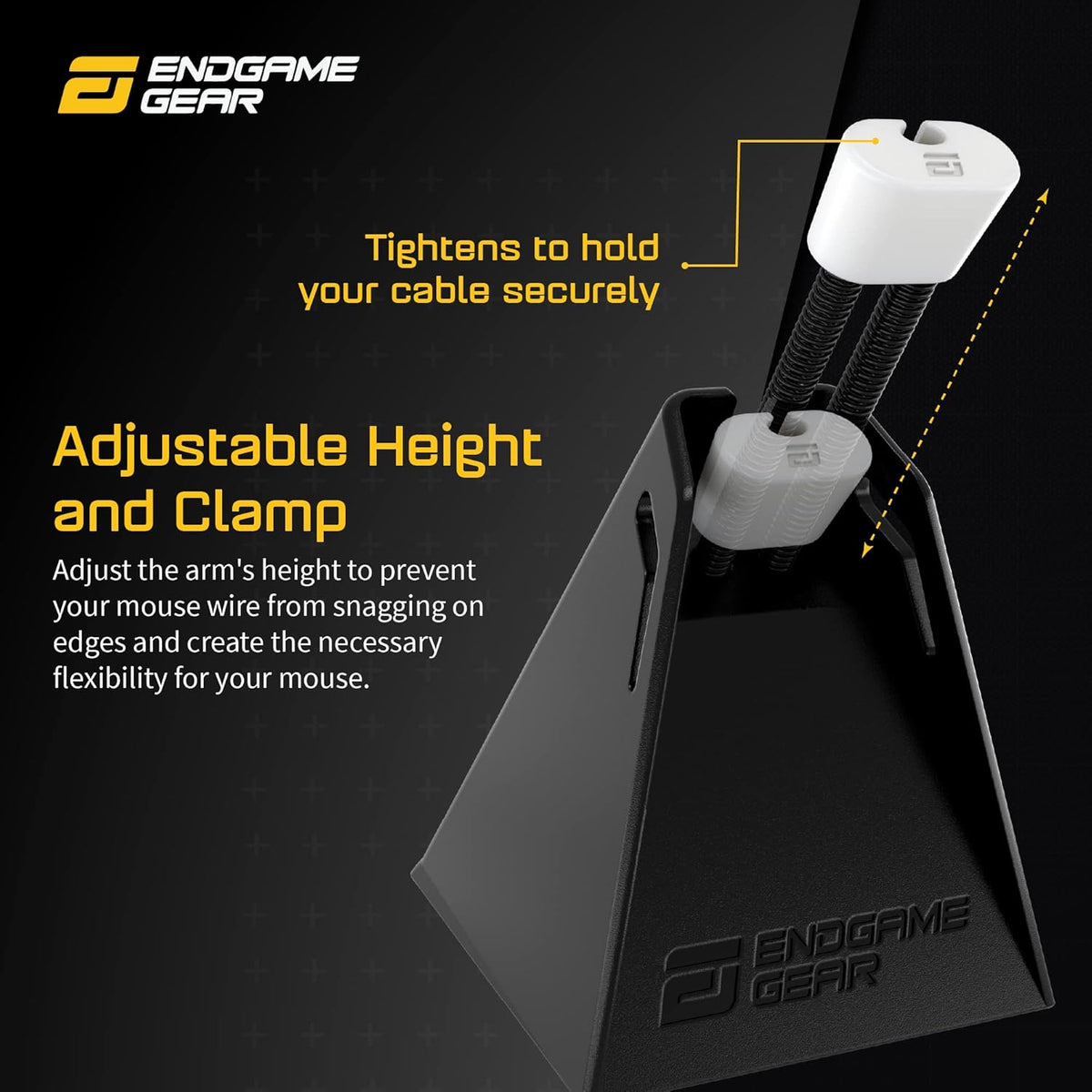 ENDGAME GEAR MB1 Mouse Bungee Holder, Mouse-Cable Holder with Anti-Slip Feet