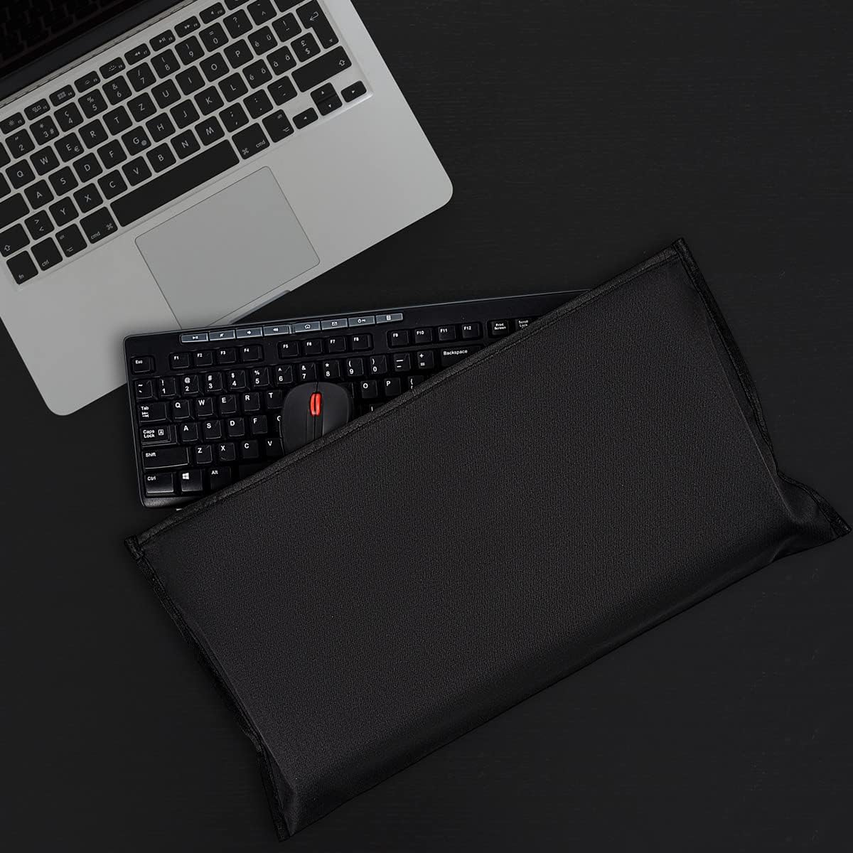 iKammo /108 Cover(20.8 11 Inch) Keyboard Dust Cover for Universal Computer Keyboard, PC Bag Pouch Case for Full Size PC