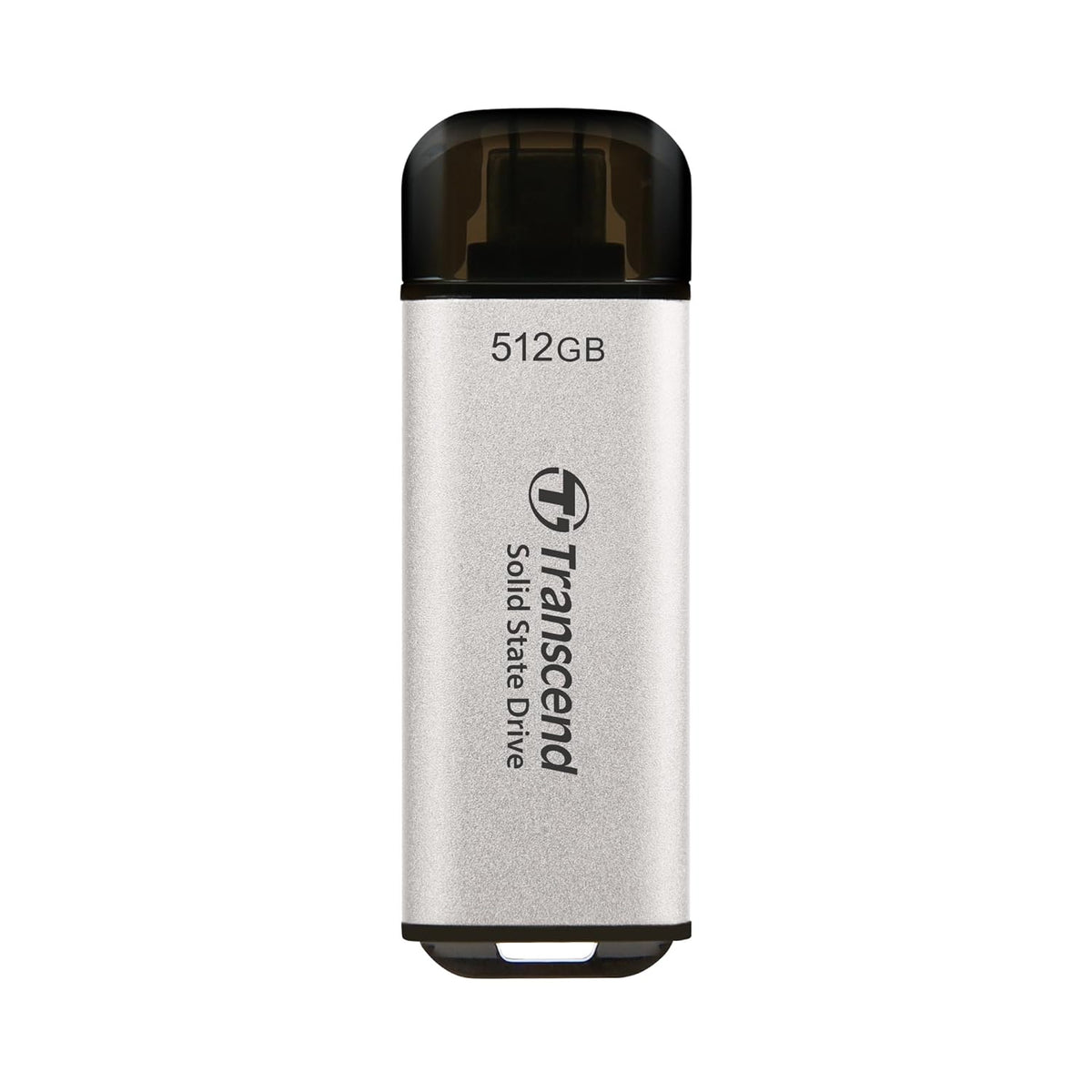 Transcend 512GB External SSD, USB 3.2 Gen2, Up to 1,050MB/s, Portable SSD with Type C, for Steam Deck, ROG Ally, MSI Claw, Windows & Mac, iPhone, iPad, Android, PS5, Xbox, Smart TV, Silver