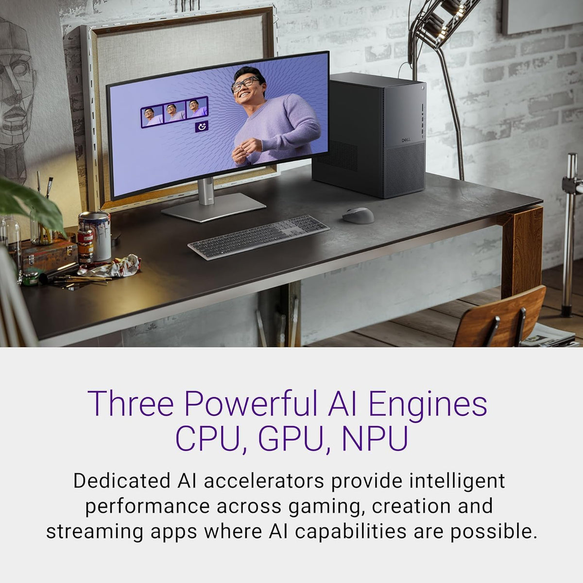 Dell Tower Plus EBT2250 Desktop Computer - Series 2 Intel Core Ultra 9 285 24-Core Processor up to 5.6 GHz, 16GB DDR5 RAM, 8TB NVMe SSD, NVIDIA GeForce RTX 4060 8GB GDDR6, Windows 11 Home, Graphite
