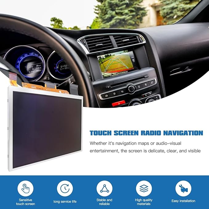 8.4 TDO-XGA084 LCD Display Suitable for Uconnect 4C Radio Navi Ideal for 2018-2023 R-a-m 1500 2500 3500 Chassis Cab Replaces TDO-XGA0840J00001-V5 V4 V3 V2 V1