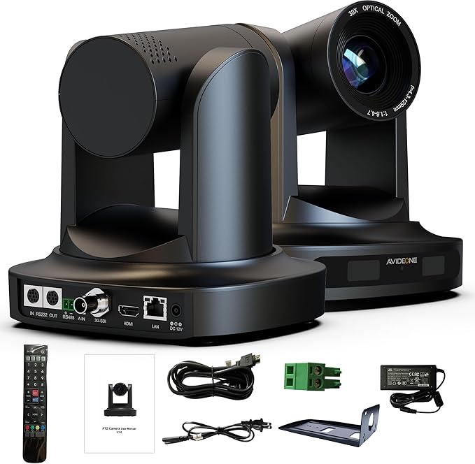 PTZ Camera 30x Optical Zoom with HDMI PoE 3G-SDI IP Live Streaming HDMI PTZ Camera for Church Worship Education Events