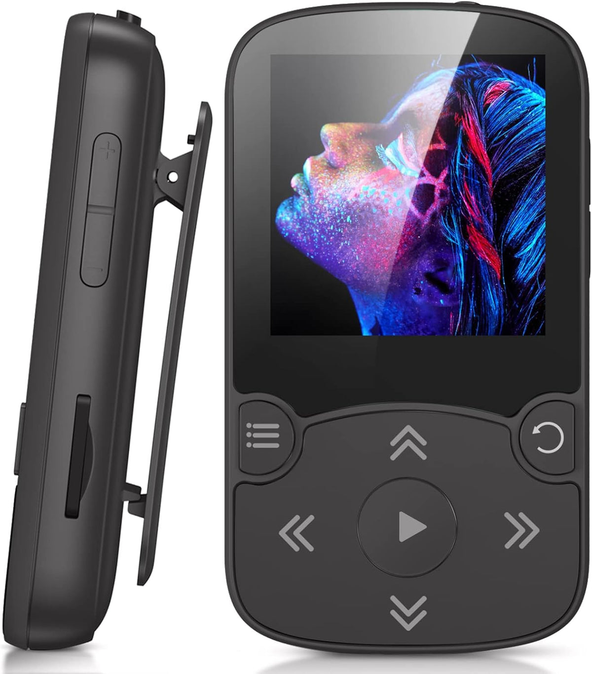 AGPTEK 64GB MP3 A65 5.3 128GB Player with Clip, Bluetooth Lossless Sound with FM Radio, Voice Recorder for Sport