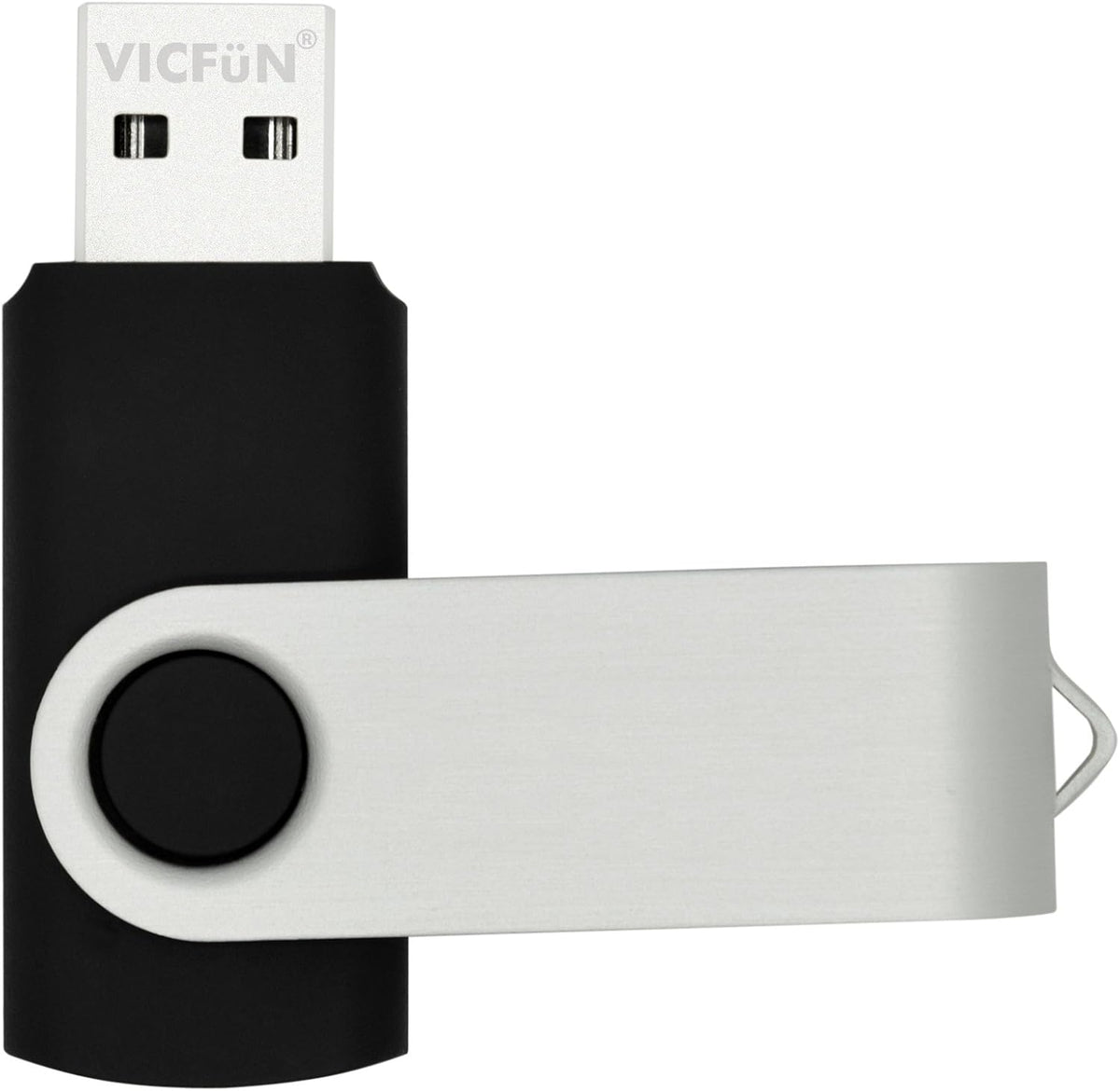 10 Pack 16GB USB Flash Drives 16GB Flash Drive Pack USB 2.0 Swivel USB Thumb Drives, Black