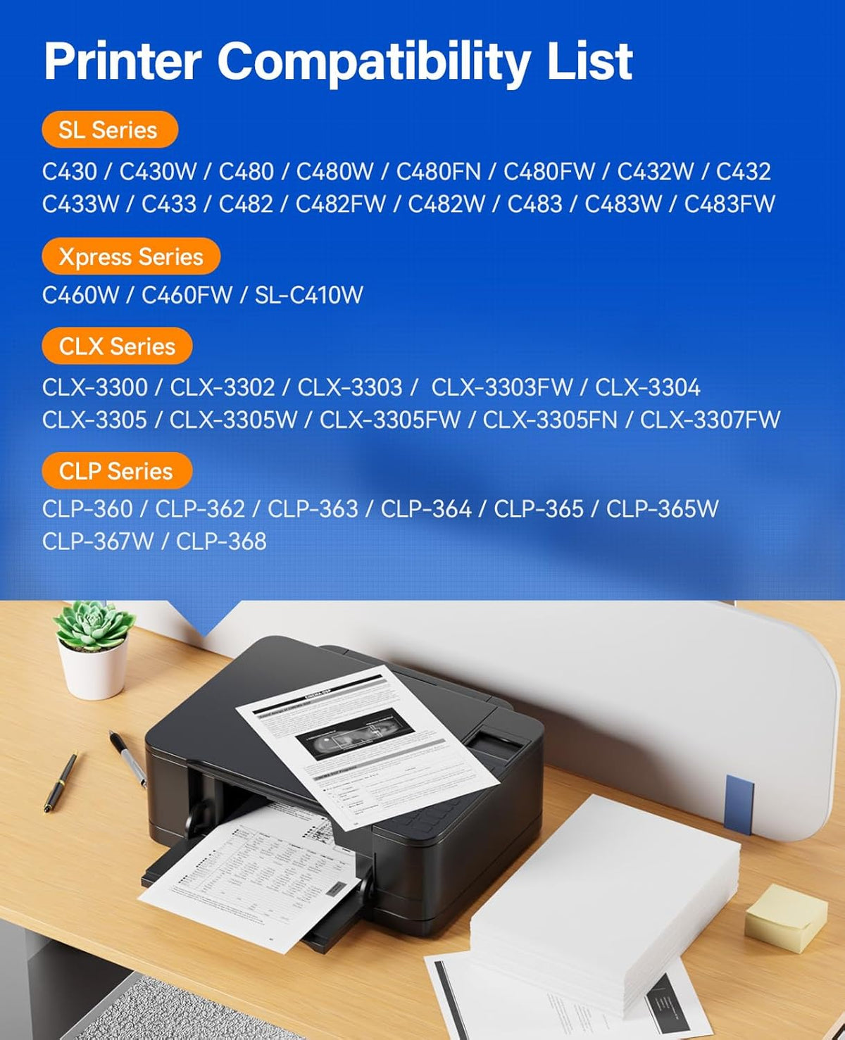 CLT-R406 R406 Imaging Drum Unit (Not Toner) 1-Pack Replacement for Samsung CLT-R406 R406 Compatible with Samsung SL-C430 C430W C480 C482W Xpress C460FW SL-C410W CLX-3300 CLX-3305W CLP-360 365W Printer