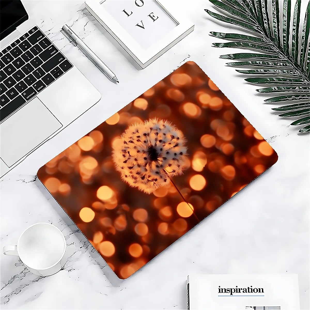 Compatible with MacBook Air 13.3 13.6 Inch Case 2022 2021 2020 2019 Plastic Hard Shell Case Cover,13.6 Air (A2681) M2 2022, Dandelion