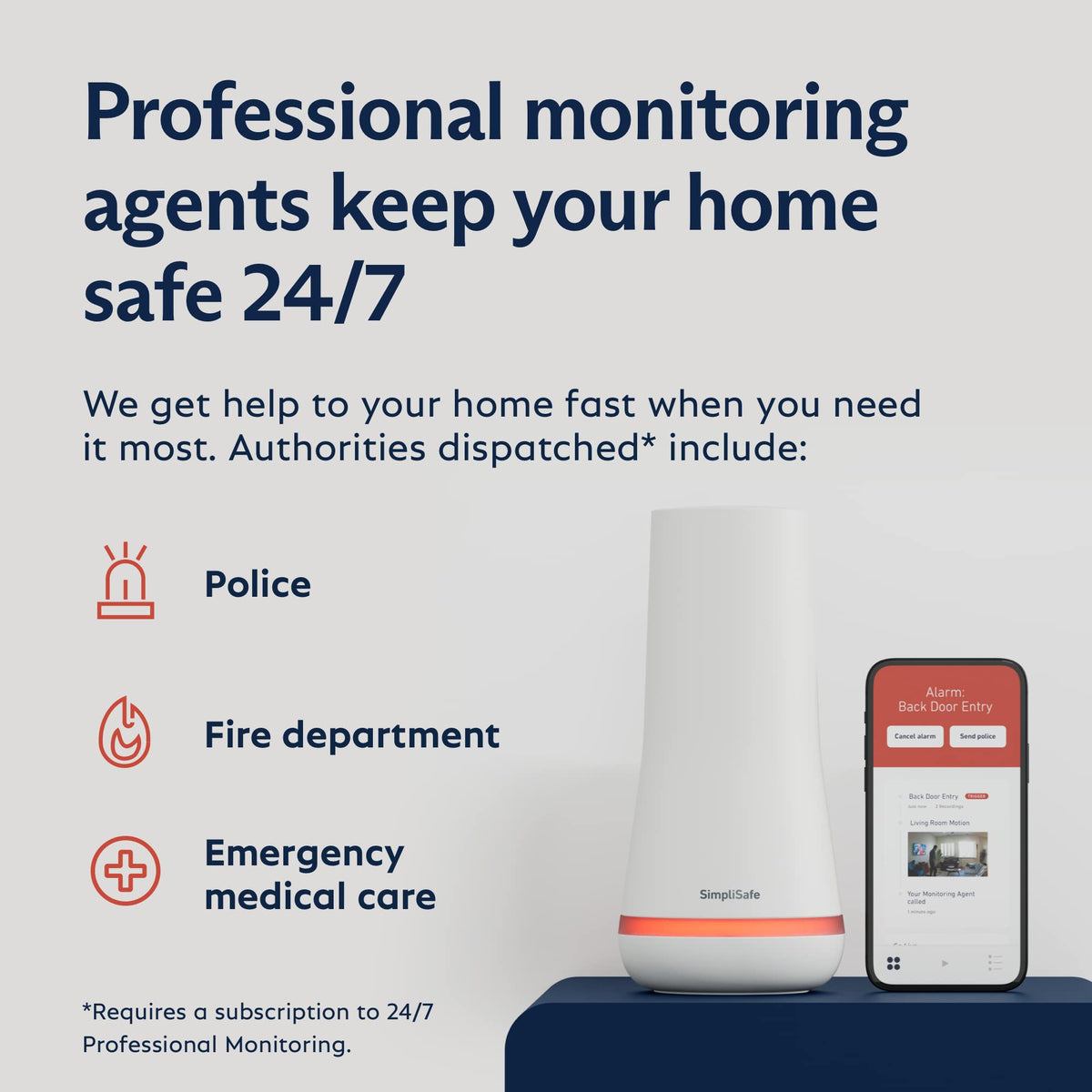 SimpliSafe 8 Piece Wireless Home Security System - Optional 24/7 Professional Monitoring - No Contract - Compatible with Alexa and Google Assistant