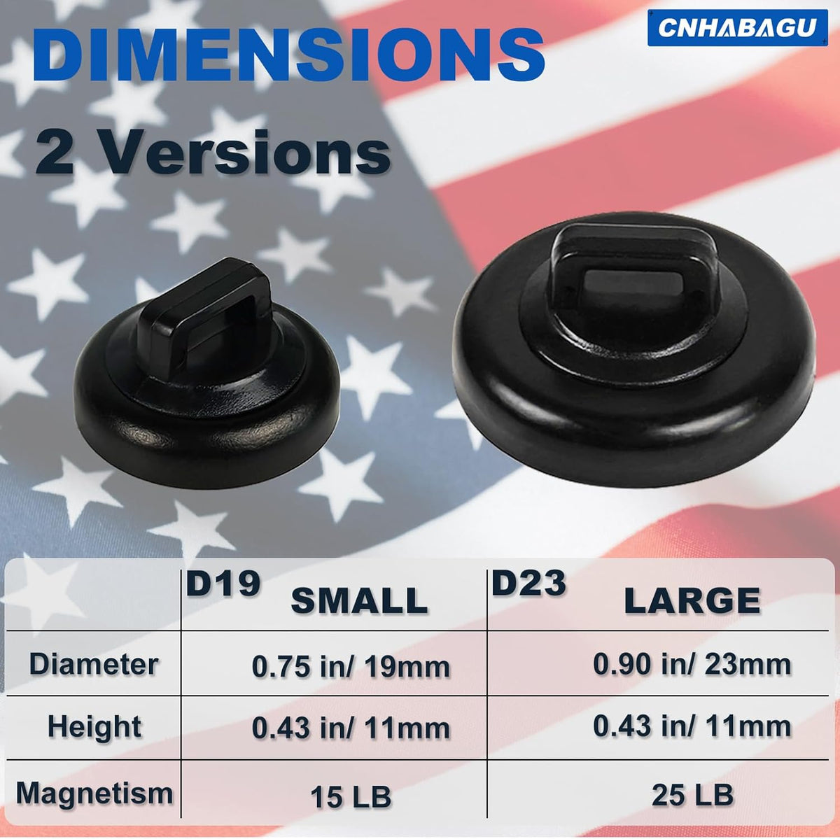 6 Magnetic Zip Tie Mounts Wire Magnet Cable Tie Mount Clips Base Holder Multipurpose Wire Cable Holder Mount Wire Clips
