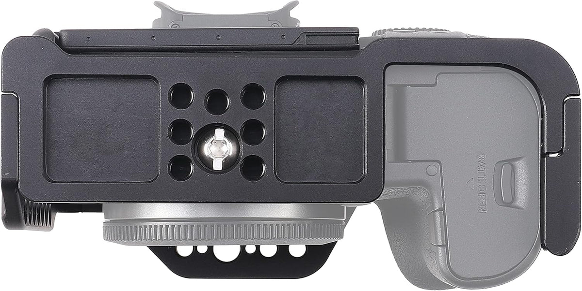 Hersmay EOS R6 II Camera Cage with Top Handle for Canon EOS R6 Mark II Mirrorless Camera Aluminum Alloy Film Movie Making Camera Video Cage with Shoe Mount
