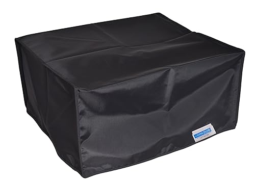 Comp Bind Technology Dust Cover Compatible with HP OfficeJet 4630 Wireless Printer, Black Nylon Anti Static Cover Dimensions 17.5''W x 13''D x 7.5''H
