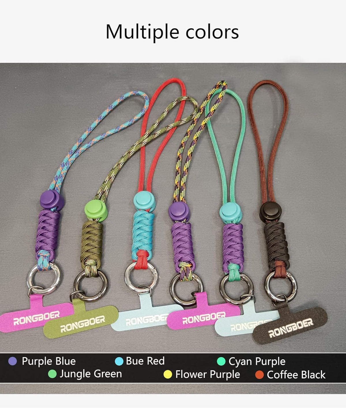 Cell Phone Lanyard Wrist Strap,Key Lanyard for Women,Phone Bracelet Strap,Phone Charms Strap,Camera Wrist Strap,Short Wrist Lanyard for Keys,Keychain Lanyard,Lanyards for Keys (Flower Purple)