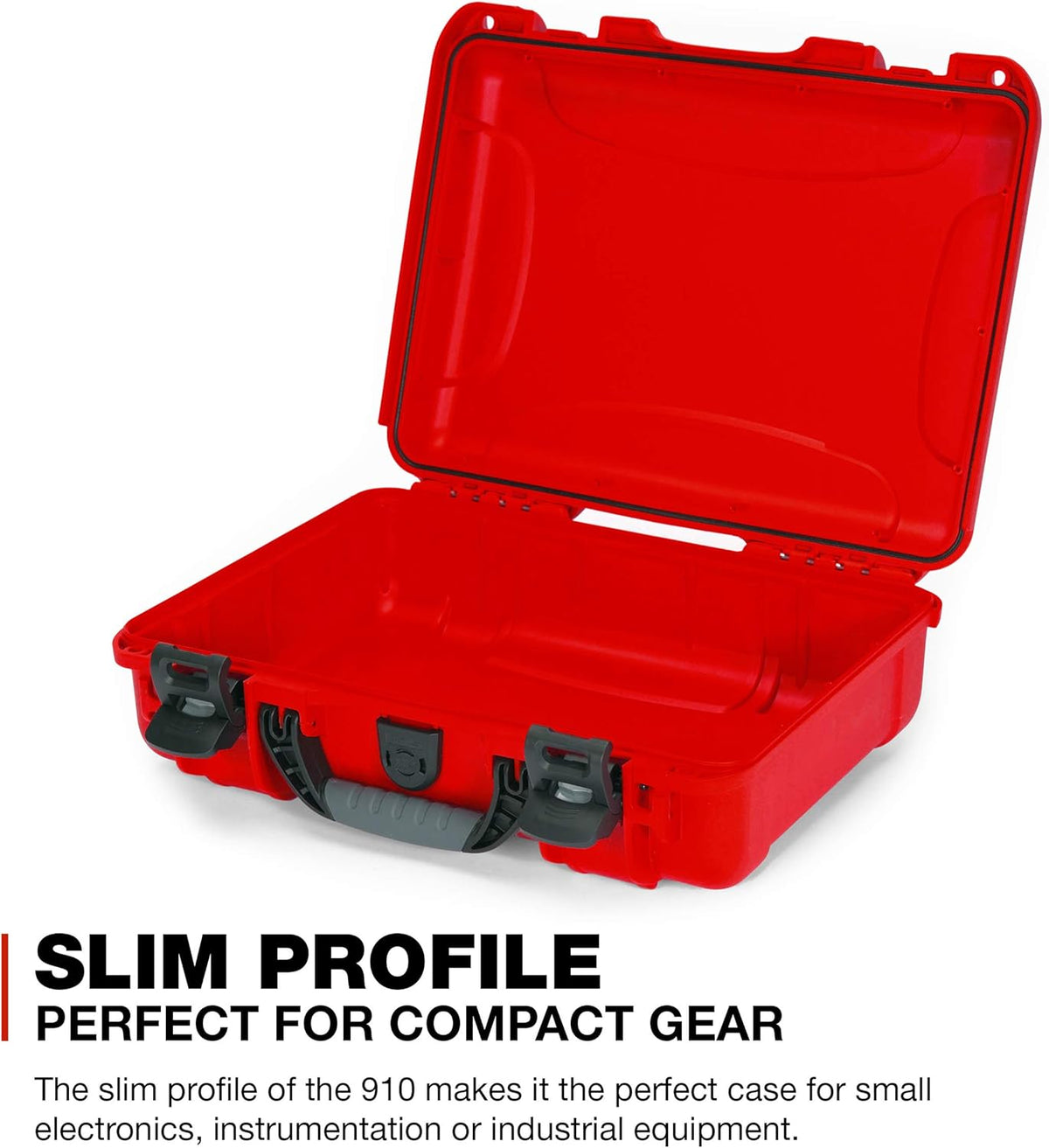 Nanuk 910 Waterproof Hard Case Empty - Red (910-0009)