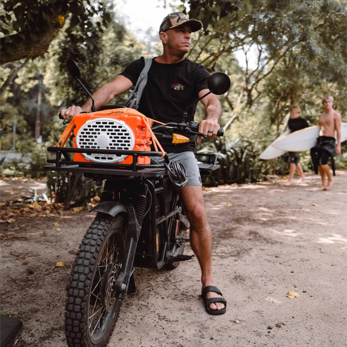 Turtlebox Original Gen 3: Portable Outdoor Bluetooth Speaker – Ultra-Loud (120dB), Waterproof (IP67), Rugged, Impact-Resistant, 3-Day Battery | Party Mode: Unlimited Pairing for Stereo Sound, Orange