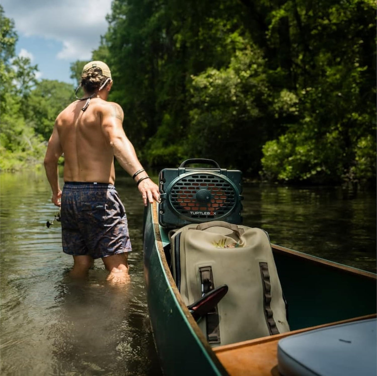 Turtlebox Original Gen 3: Portable Outdoor Bluetooth Speaker – Ultra-Loud (120dB), Waterproof (IP67), Rugged, Impact-Resistant, 3-Day Battery | Party Mode: Unlimited Pairing for Stereo Sound, Green