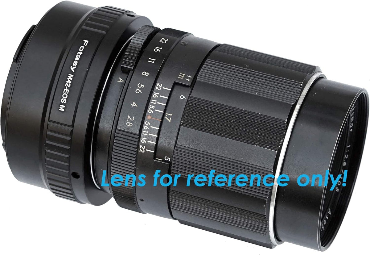 Fotasy M42 M42 M42 M1 M2 M3 M5 M6 M6 M10 M50 M100 M200 Adjustable Lens to Cannon EF-M Mount Adapter, EFM, EOS M
