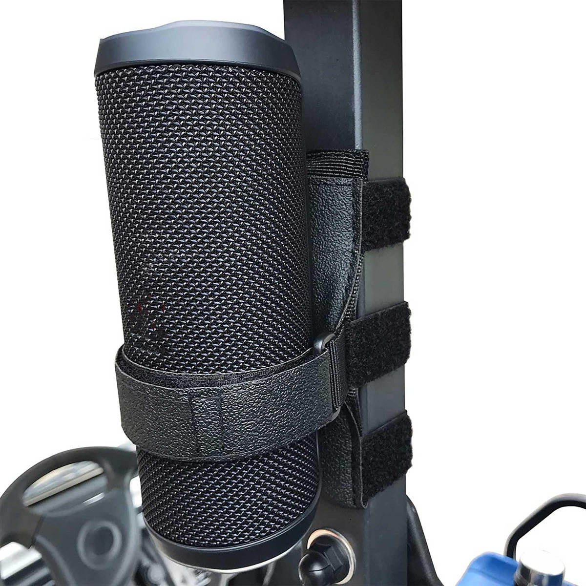 HomeMount Portable Speaker Mount for Golf Cart Accessories - Adjustable Strap Fits Bluetooth Wireless Speaker Strap Attachment to Heater/Beach