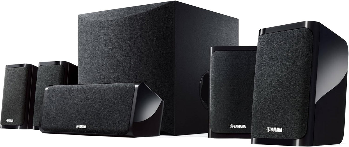 Yamaha Audio YHT-4950U 4K Ultra HD 5.1-Channel Home Theater System with 8" 50W RMS Powered Subwoofer Speakers, AV Receiver, True Surround Sound with Bluetooth Music Streaming (Black)