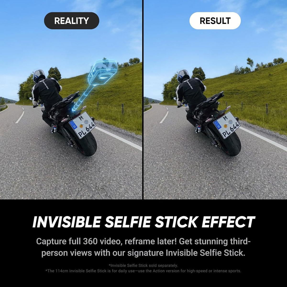 Insta360 X5 BMW Motorrad Edition - Waterproof 8K 360 Action Camera, Leading Low Light, Invisible Selfie Stick Effect, Rugged and Replaceable Lens, 3-Hour Battery, Built-in Wind Guard, Stabilization